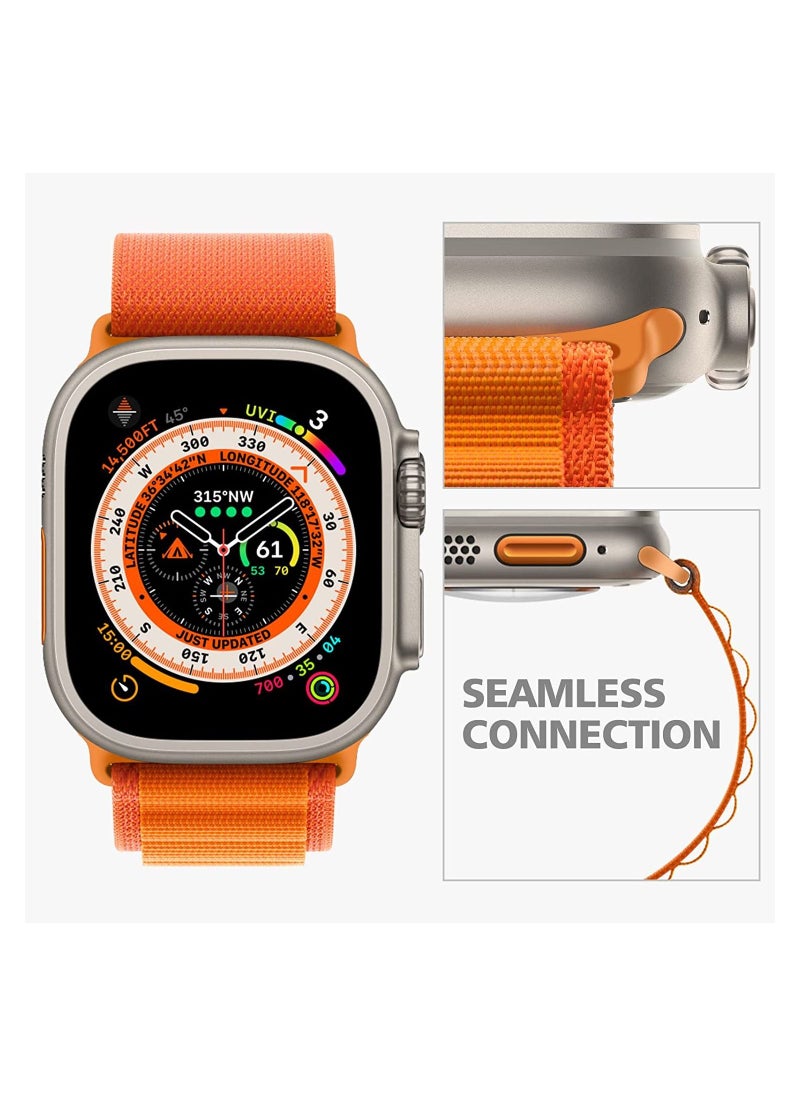 Generic - Alpine Loop Band for Apple Watch Ultra 1/2 49mm 46mm 45mm 44mm 42mm, Nylon Woven Sport Strap Compatible with iwatch Series 10 9 8 7 6 5 4 3 2 1 SE - Image 1