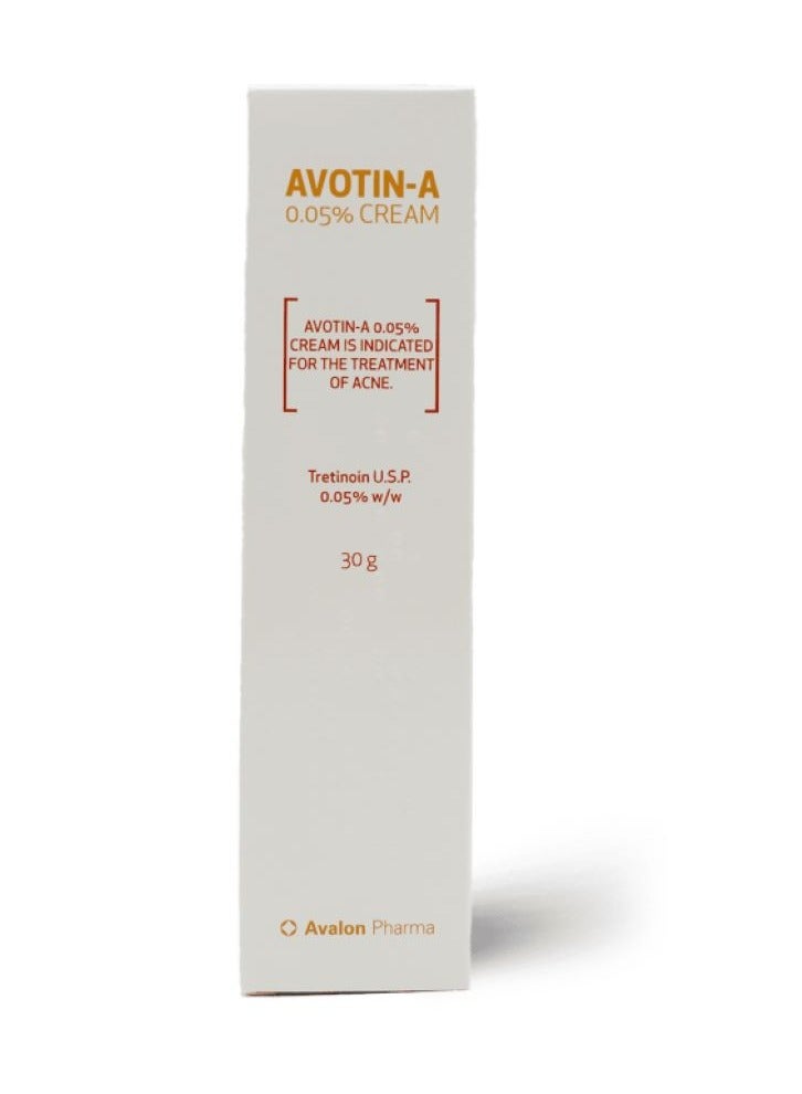 Avotin A 0.05% Cream Is Indicated For The Treatment Of Acne 30 gml
