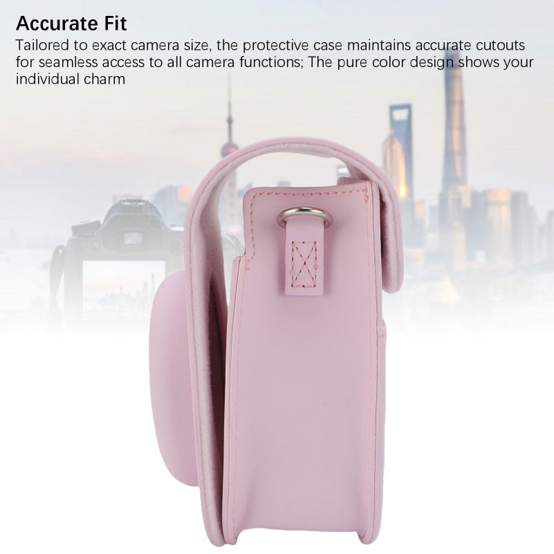 Protective Case For Mini12 And Mini11 PU Leather With Adjustable Shoulder Strap Light Pinkish - Image 5