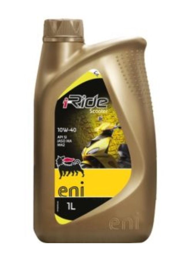 Eni I-Ride Moto Scooter Oil 10w40 1L For Scooter and Motorcycle - 2025 Production