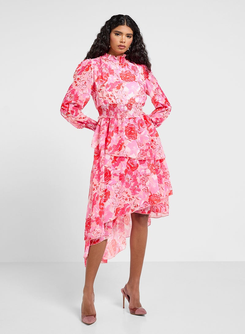 Floral Ruffle Dress