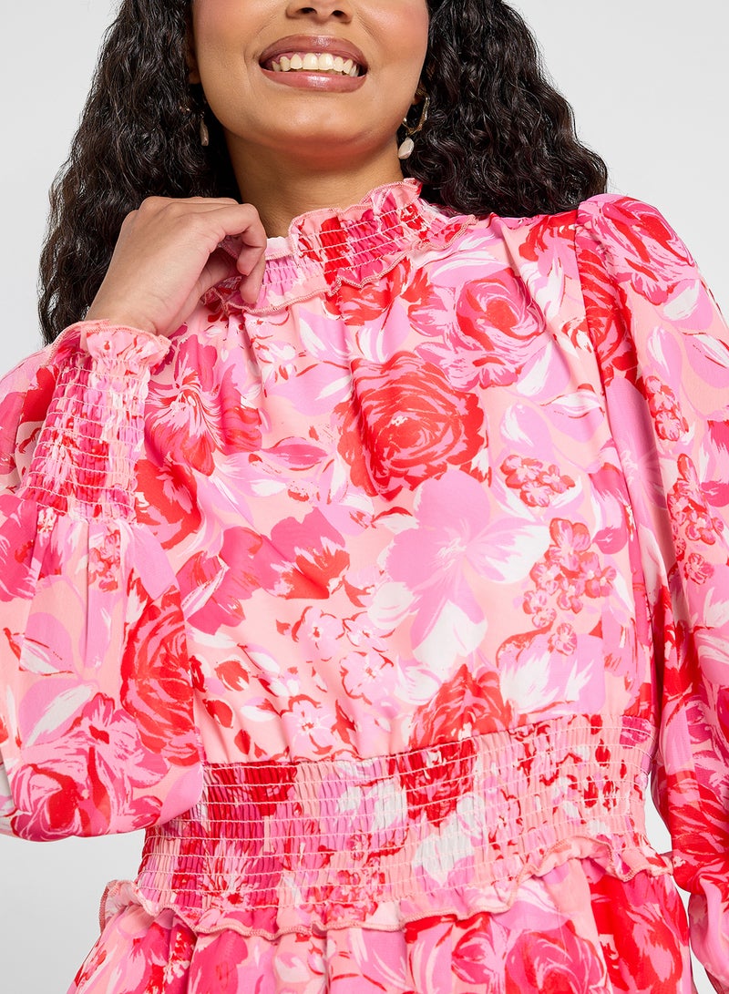 Floral Ruffle Dress