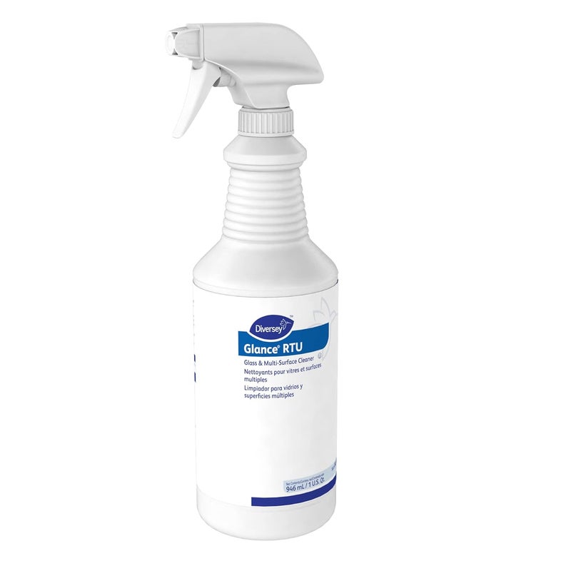 Glance Diversey Glass and MultiSurface Cleaner 32 oz, 12 Count - Image 5