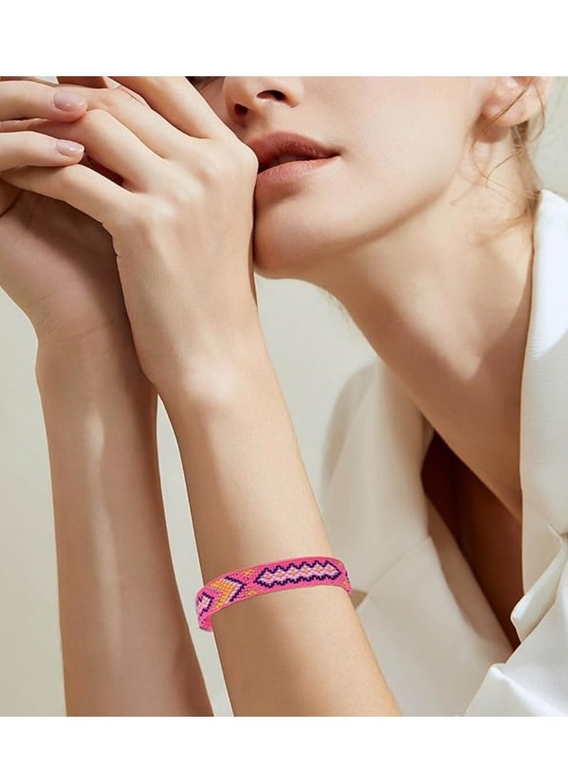 Bohemian Style Hand Woven Bracelet For Men and Women Lucky Friendship Wristband  - Image 2