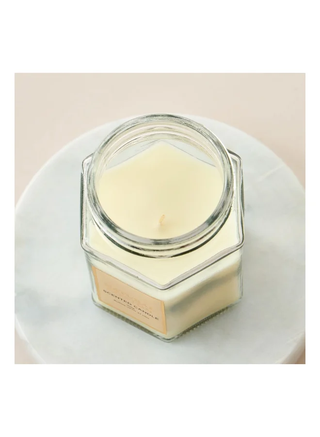 Lifestyle Natural Cotton Scented Jar Candle