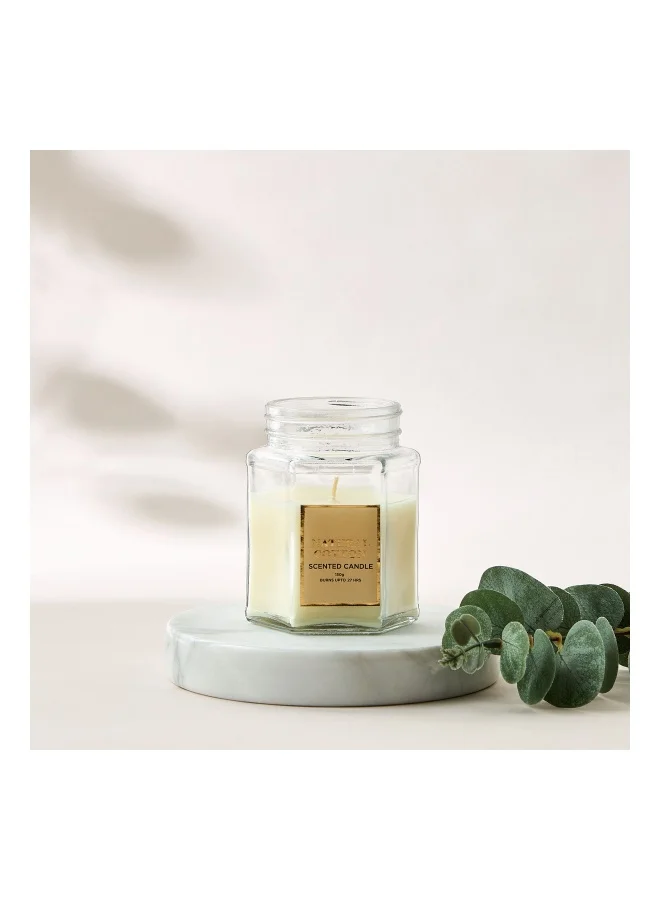 Lifestyle Natural Cotton Scented Jar Candle