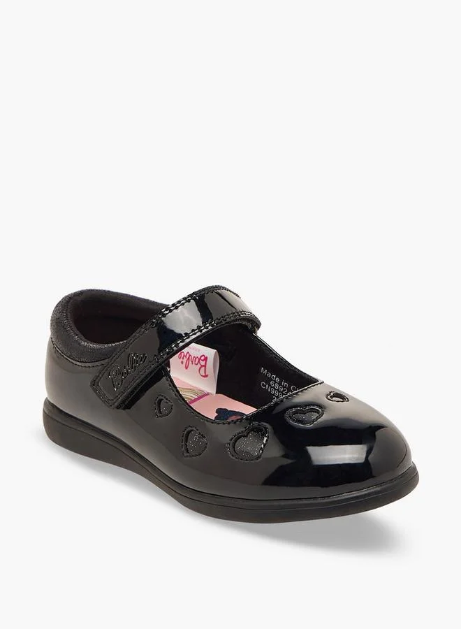 Barbie Girls Hook & Loop School Shoes
