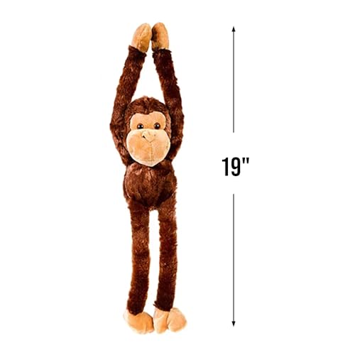 Adventure Planet Large Hanging Hook and Loop Hand Stuffed Animal Plush Monkey by Adventure Planet - Image 2
