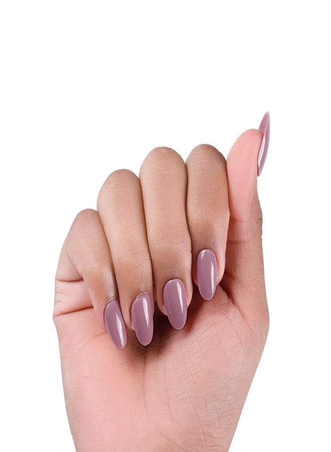 NAILWIND 24 Natural French Short False Nails Acrylic Full Cover Nails,Natural Fake Nails Delicate & Comfortable for Women and Girls (N24, 24 Count -Pack of 1) - Image 4