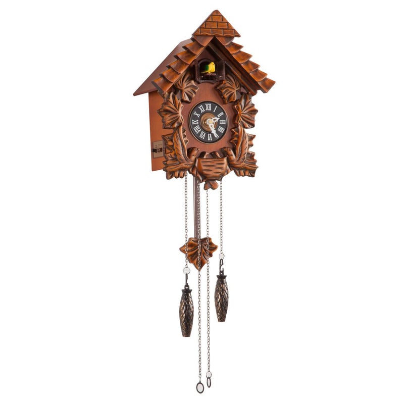 Fox Valley Traders Fox Valley Traders Wooden Cuckoo Clock One Size Fits All Brown 