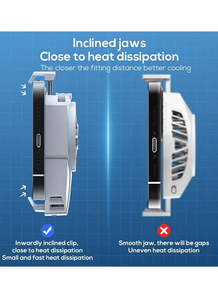 MEMO DLA3 Digital Display Cooling Fan Radiator Semiconductor Phone Cooler for PUBG Gaming - Image 5