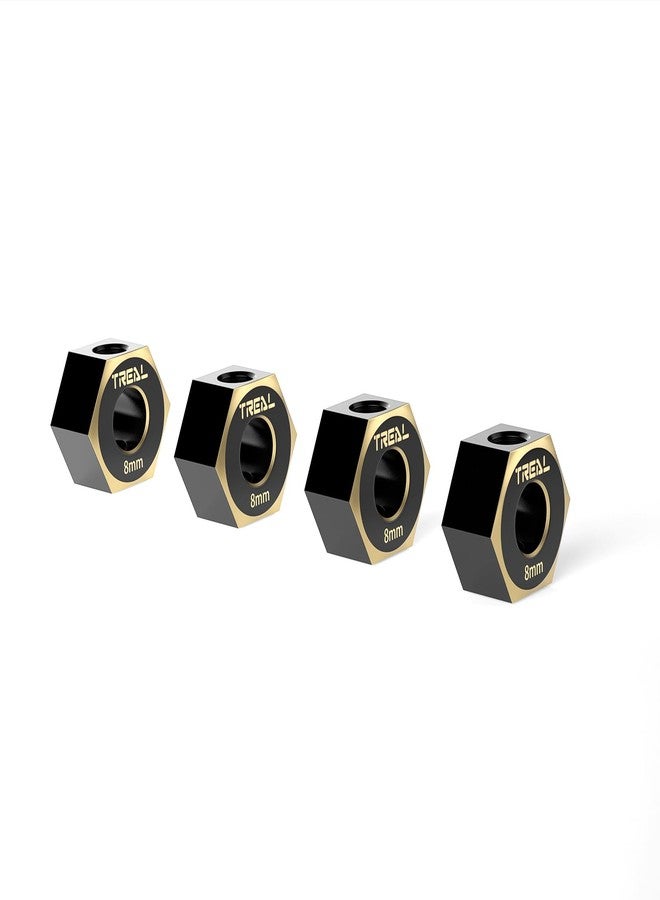 TREAL Brass Wheel Hex Hubs Adaptors for Axial 1/8 AXP8 Gilamon(8MM) - Image 1