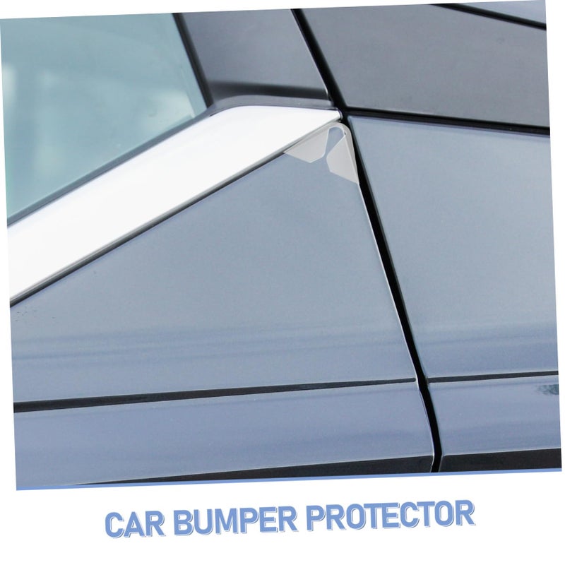 4pcs Car Door Edge Guards Bumper Protectors Easy Install Molding Black - Image 4