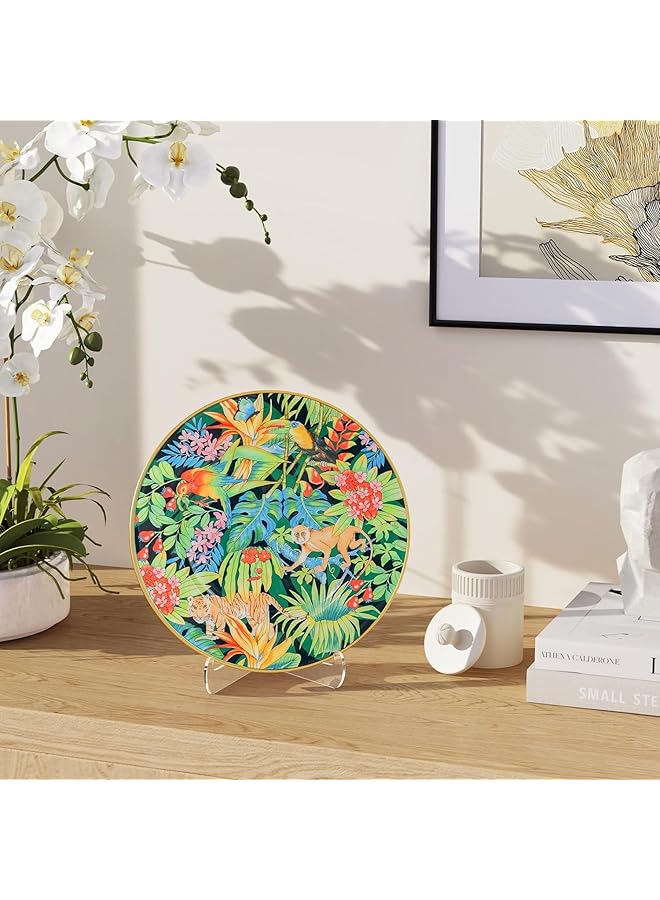 Beynant 5 Pack Acrylic Display Stand Plate Stand For Display Clear Easel Stand Display Holder For Card Frame Picture Magazine Book Cd Phone Small 3 Inch  - Image 5