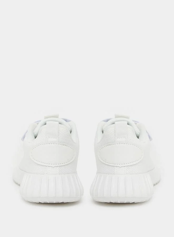 Styli Styli Textured Lace Up Sneakers
