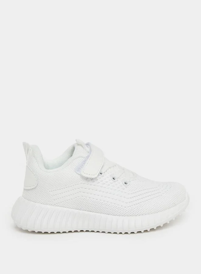 Styli Styli Textured Lace Up Sneakers
