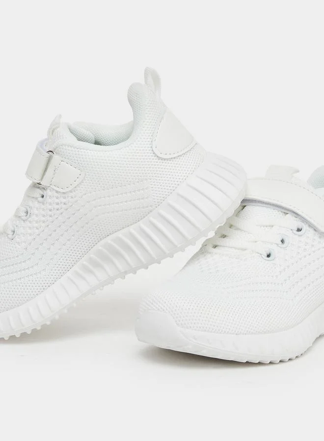 Styli Styli Textured Lace Up Sneakers