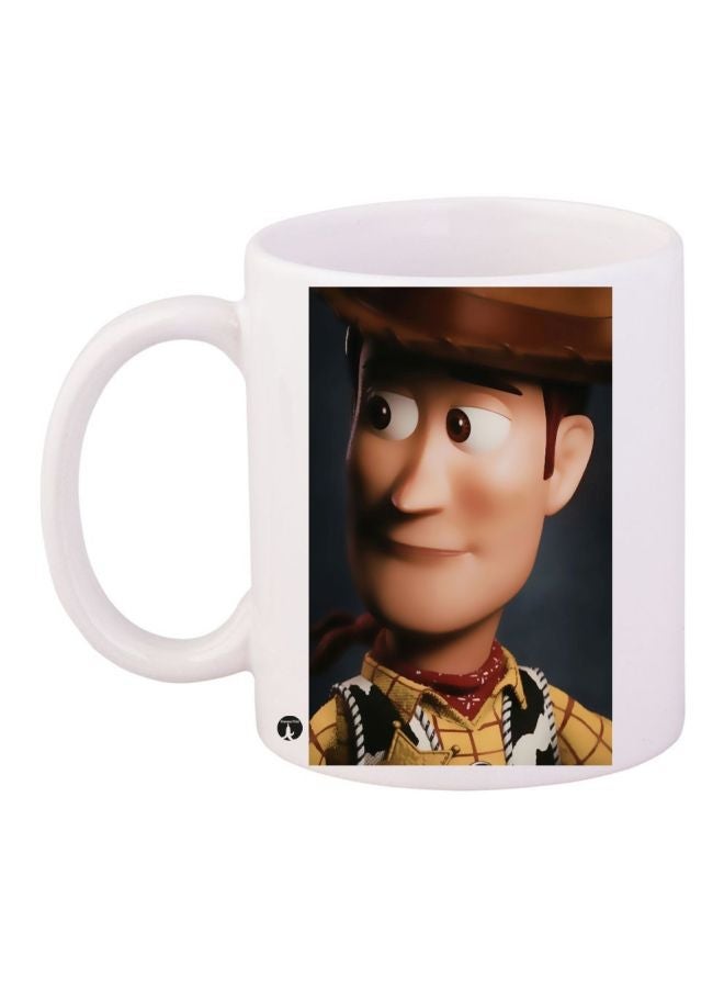 RYN Toy Story Printed Coffee Mug White/Brown/Yellow 11ounce