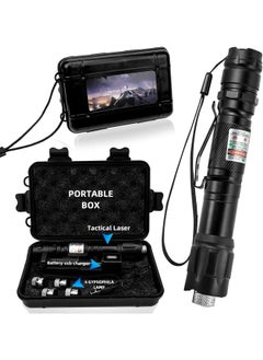 Arabest Cowjag Green Laser Pointer High Power Flashlight, Long Range Laser Flashlight, Rechargeable Flashlight, Single Push On/Off, with Carrying Case (Green Light)  - Image 2