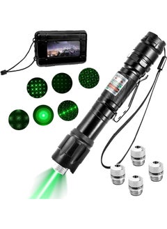 Arabest Cowjag Green Laser Pointer High Power Flashlight, Long Range Laser Flashlight, Rechargeable Flashlight, Single Push On/Off, with Carrying Case (Green Light)  - Image 1