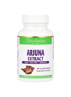 Paradise Herbs Paradise Herbs, Arjuna Extract, 250 mg, 60 Vegetarian Capsules  - Image 1