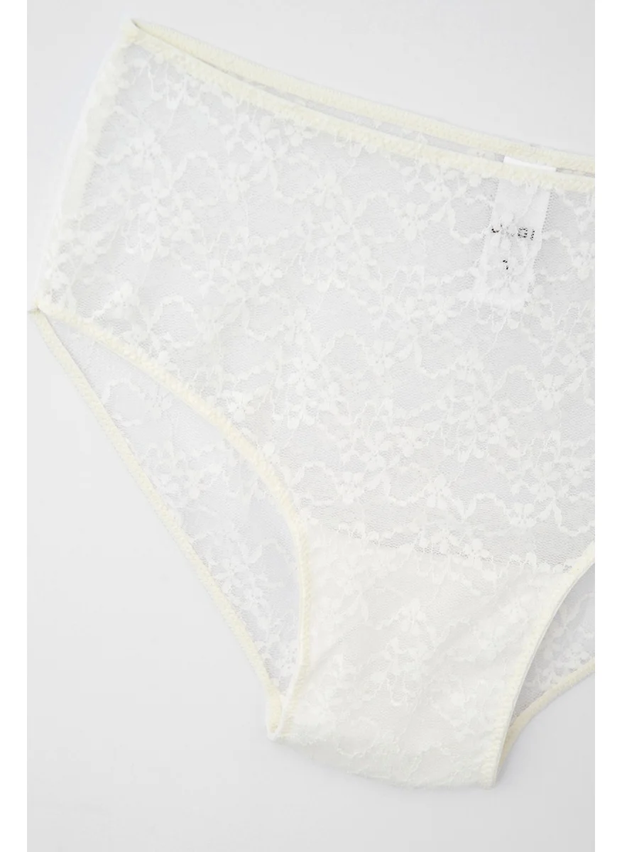 dagi Ecru High Waist Slip