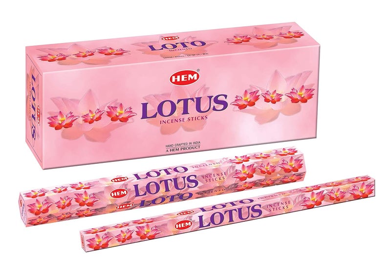HEM HEM Lotus Wooden Bamboo Incense Sticks 255 cm x 93 cm x 6 cm Black  - Image 1