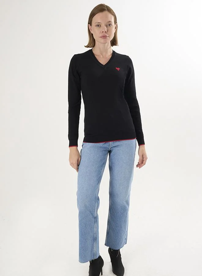 FELIX HARDY V-Neck Knitted Pullover