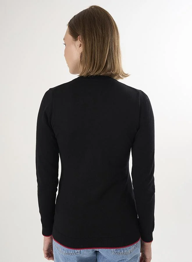 FELIX HARDY V-Neck Knitted Pullover