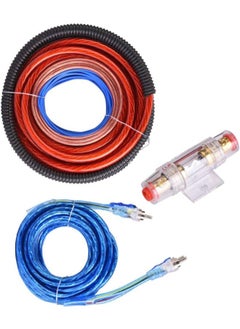 klarako Vehicle Subwoofer Wiring Kit, Vehicle Sound Box Connected Amplifier Wiring kit, 4 Guage 2800W Car Audio Subwoofer Amplifier Speaker Installation Wire Cable Kit Fuse Suit  - Image 2