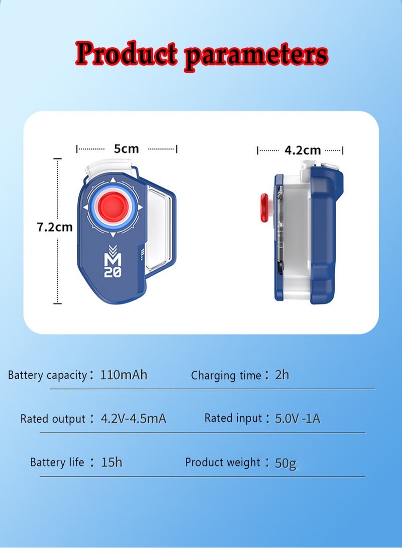 M20 Mobile Game Controller Joystick and L1 L2 Button for PUBG Bluetooth 5.0 Connection Sensitive for Android 7.0 Above Supported.