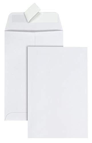 Quality Park 6 x 9 Catalog Envelopes with Self Seal Closure, for Mailing, Storage and Organizing, 28 lb. White Wove, 100 per Box (QUA44182) - Image 3