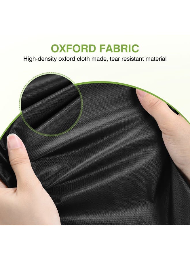 OTraki 2 Pack Wet Bag for Swimsuit and Towels 12 x 16 inch Waterproof Clothes Bag with Handle Zippered Oxford Cloth Wet Dry Sack Bag Wet Clothes Bag for Travel Gym Beach, 30 x 40cm Black - Image 2