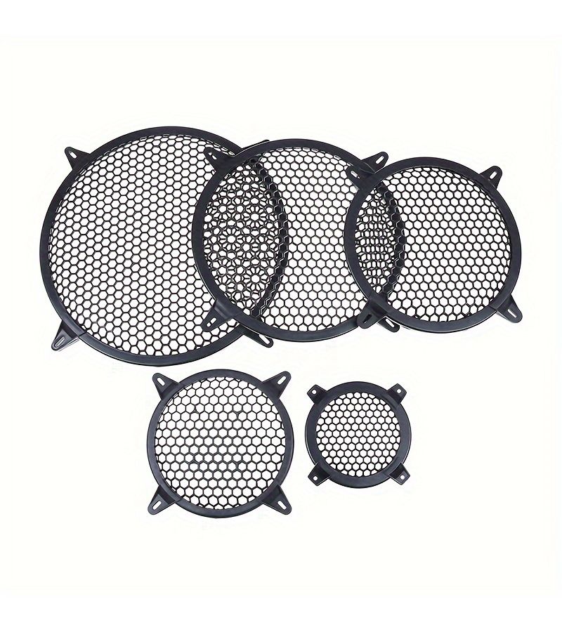6 Inch Plastic Speaker Grilles Audio Mesh Cover Modify Guard Loudspeaker Protector For Car Home Outdoor Audio - Image 1