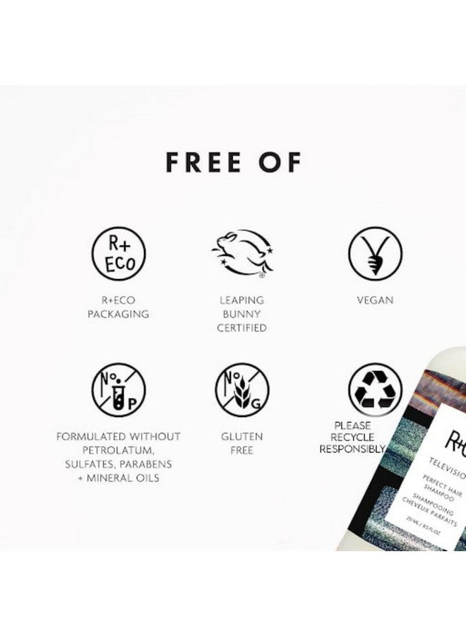 آر+كو شامبو الشعر المثالي من آر+كو تيليفيجن | للجسم واللمعان والتنعيم لجميع أنواع الشعر | نباتي وخالٍ من القسوة | - Image 2