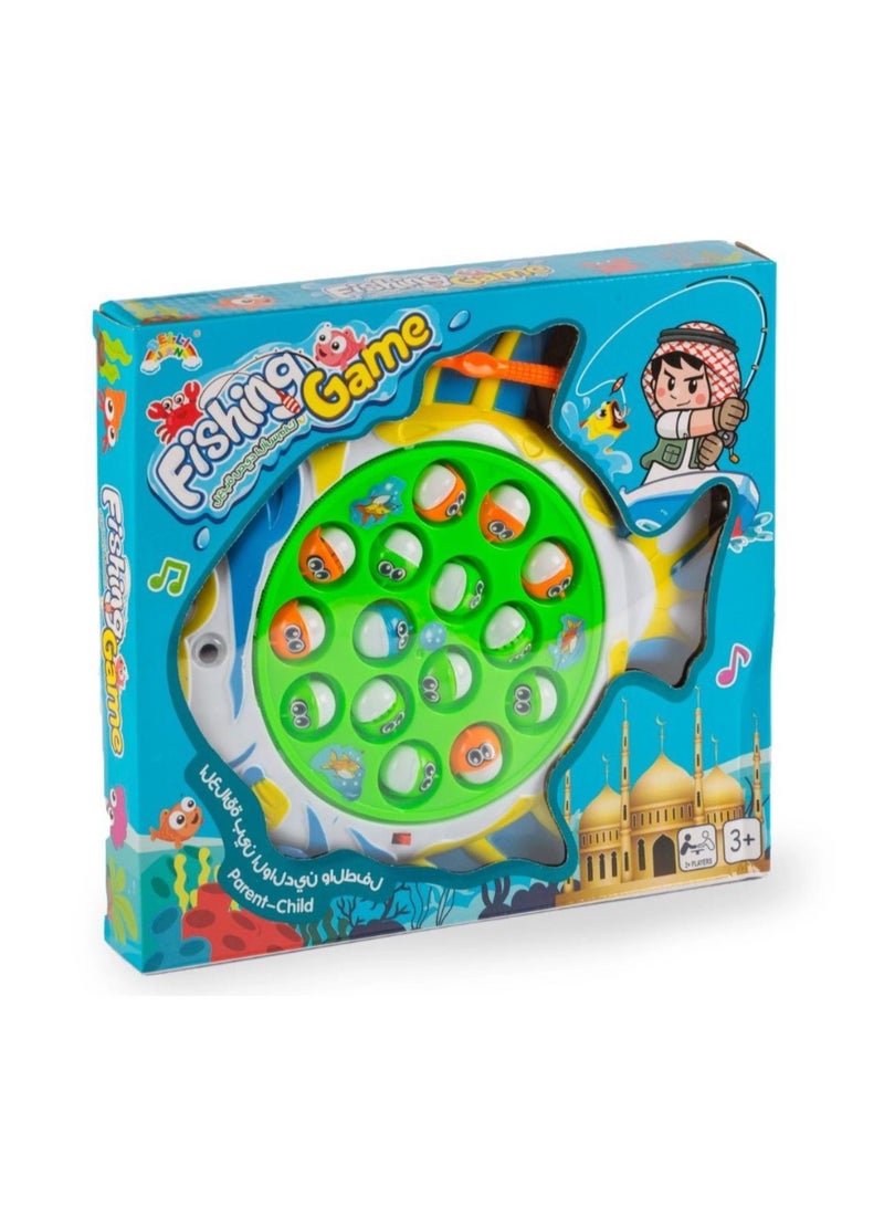 Colorful fishing game set with a spinning fish and cheerful tunes - Image 1