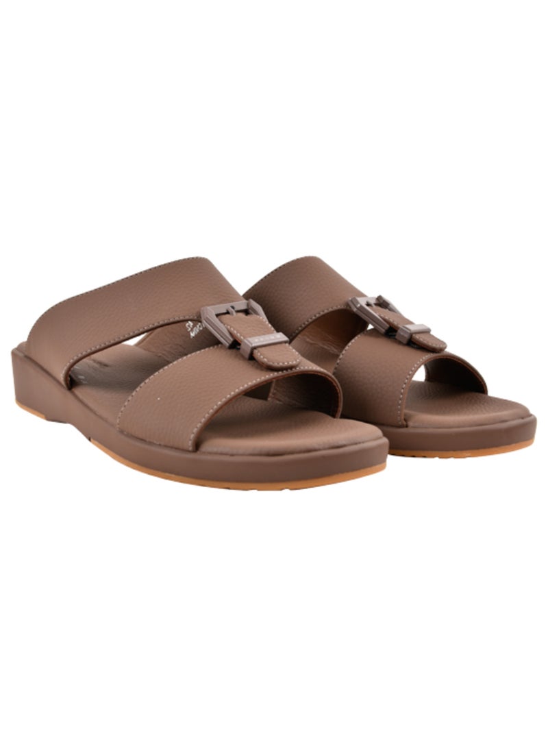 Mens  Dual Textured Strap Sandal Coffee - pzsku/Z76B5AEE93F918679DDFCZ/45/_/1730109645/7210b696-a9f1-42e2-85aa-5f28a5abc358