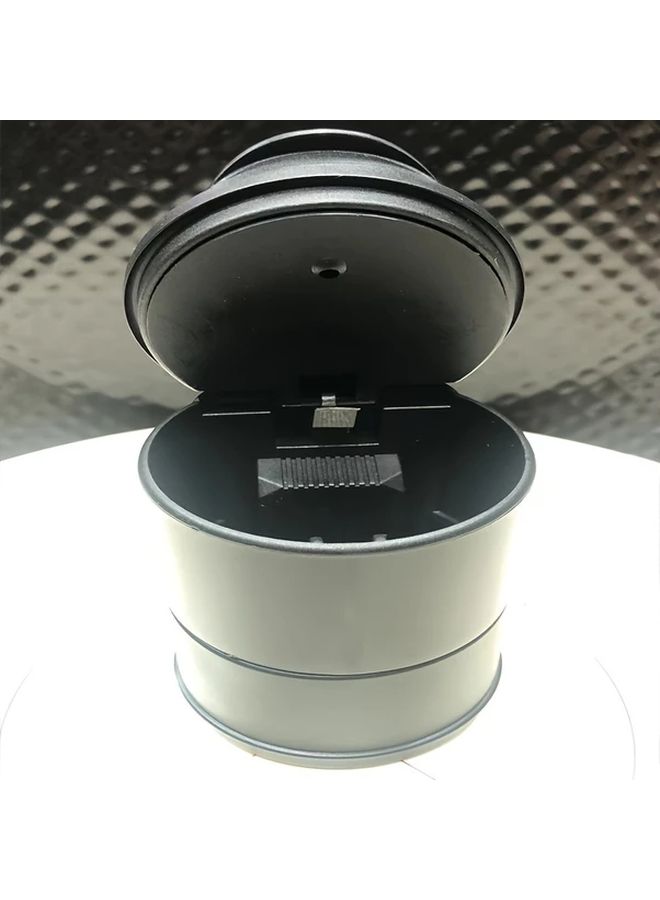 Smokeless Car Ashtray With Lid And Cigarette Holder Black Plastic For Vehicle Office Truck - Image 3