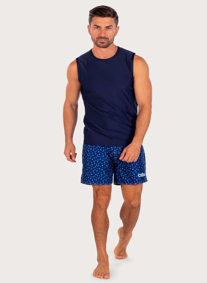 COEGA SUNWEAR COEGA Mens Boardshorts - Navy Tropical Palm