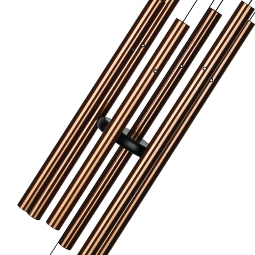 Woodstock Chimes مجموعة وودستوك تشايمز المميزة، أجراس الجنة، برونز 44 بوصة، تصميمات ديكور الرياح للهواء الطلق، الفناء، المنزل أو ديكور الحديقة (BPLBR) - Image 4