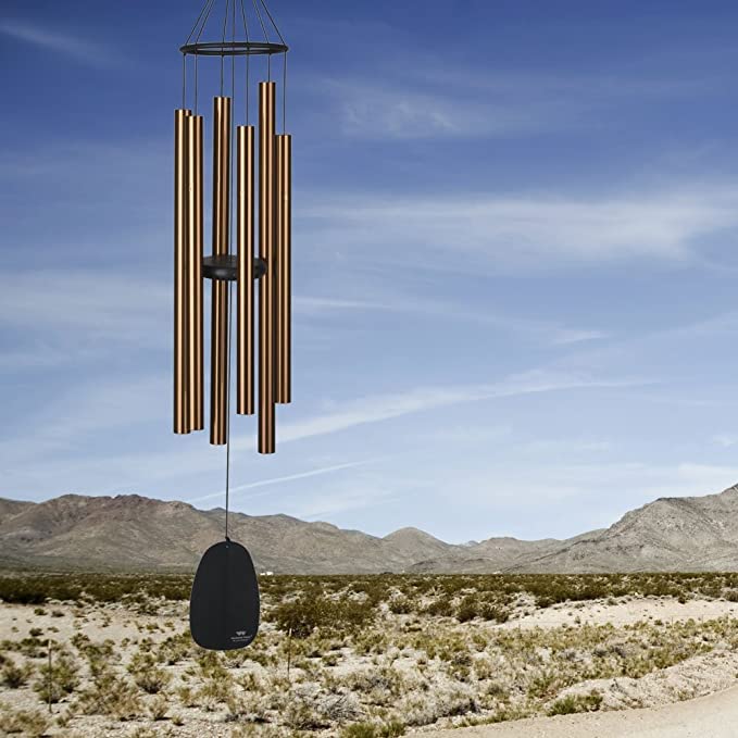 Woodstock Chimes مجموعة وودستوك تشايمز المميزة، أجراس الجنة، برونز 44 بوصة، تصميمات ديكور الرياح للهواء الطلق، الفناء، المنزل أو ديكور الحديقة (BPLBR) - Image 2