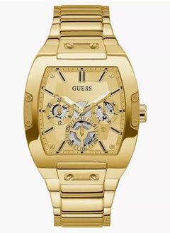 GUESS Guess Phoenix Men's Gold multifunction Stainless Steel Strap Watch - GW0456G2 44mm  - Image 1