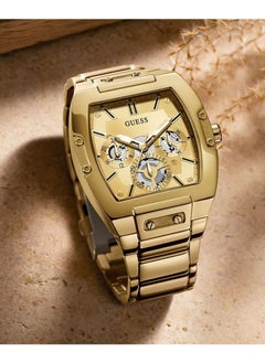 GUESS Guess Phoenix Men's Gold multifunction Stainless Steel Strap Watch - GW0456G2 44mm  - Image 3