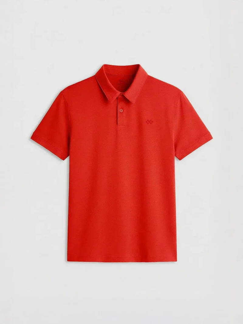 تومي لايف TOMMY Men's Cotton Elastane Polo T-Shirt