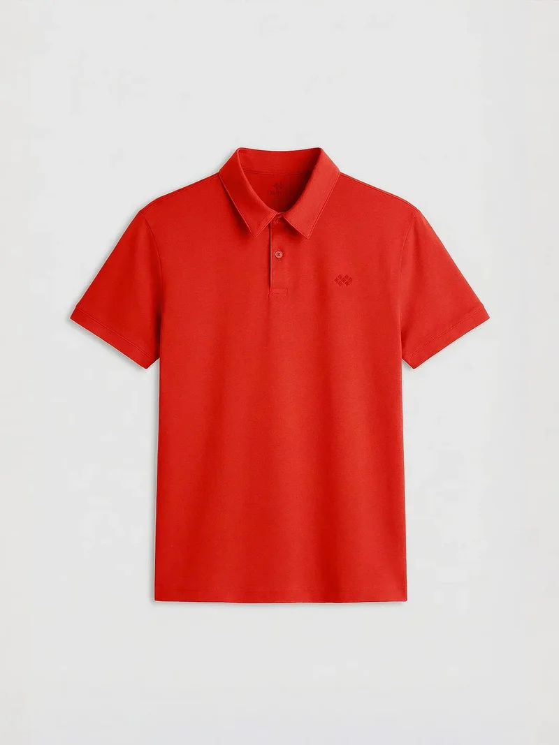 تومي لايف TOMMY Men's Cotton Elastane Polo T-Shirt