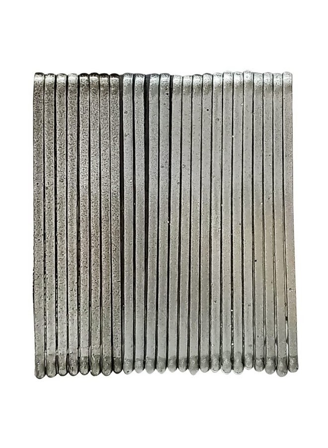 Oomph! OOMPH Jewellery Combo of 24 Black, Grey & Silver Shimmer Metal Bobby Pins For Women & Girls Stylish Latest - Image 3