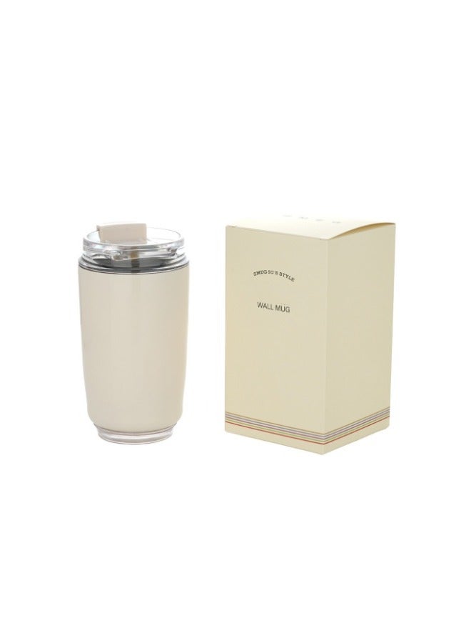 MIXDE Travel Coffee Mug, Insulated Beverage Cup With Leakproof Lid, Long Lasting Coffee Tumbler With Lid And Straw, Travel Coffee Thermos White - Image 3