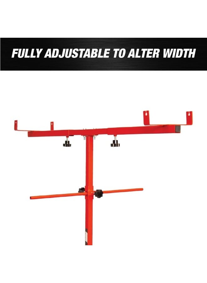 DATO Adjustable Paint T-Bar Stand – Heavy-Duty Steel Panel Holder for Bumpers, Fenders, Bars & Spoilers – Fully Adjustable with Easy Assembly - Image 4