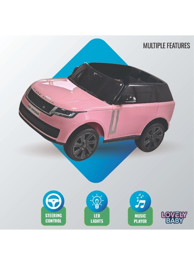 Range Rover Licensed Power Riding SUV Car LB 998EL for Kids Ages 2-7yrs,Electric Ride On, Battery Operated,EVA Wheels, Leather Seats with Suspension Tires, Toddler Car, Music Play MP3 - Image 5