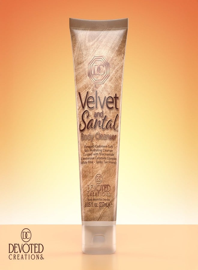 Devoted Creations Velvet and Santal Body Cleanser – Elevated Cashmere-Soft Skin Foaming Hydrating Body Cleanser - Image 4